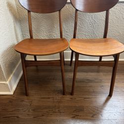 Four West Elm Classic Cafe Chairs 