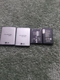 Extra phone batteries