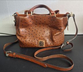 DOONEY & BOURKE OSTRICH BARLOW BAG