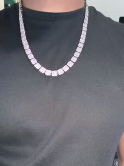 24” chain 8” bracelet stainless Cz crystal