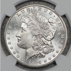 1884 CC Morgan Silver Dollar