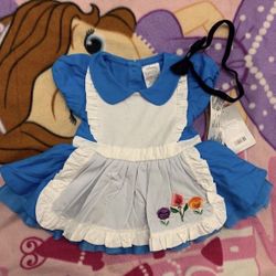 Alice In Wonderland Baby Girl Costume Dress 