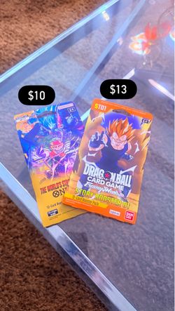 One piece & DBZ booster sleeve $23 for both fcfs