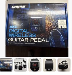 SHURE GLXD16-Z2 Wireless Guitar Pedal System w/Bodypack Transmitter Open Box Used For A Video Once