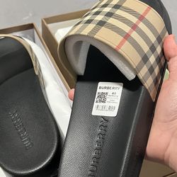 Band New Burrberry Slides Men 10.5 