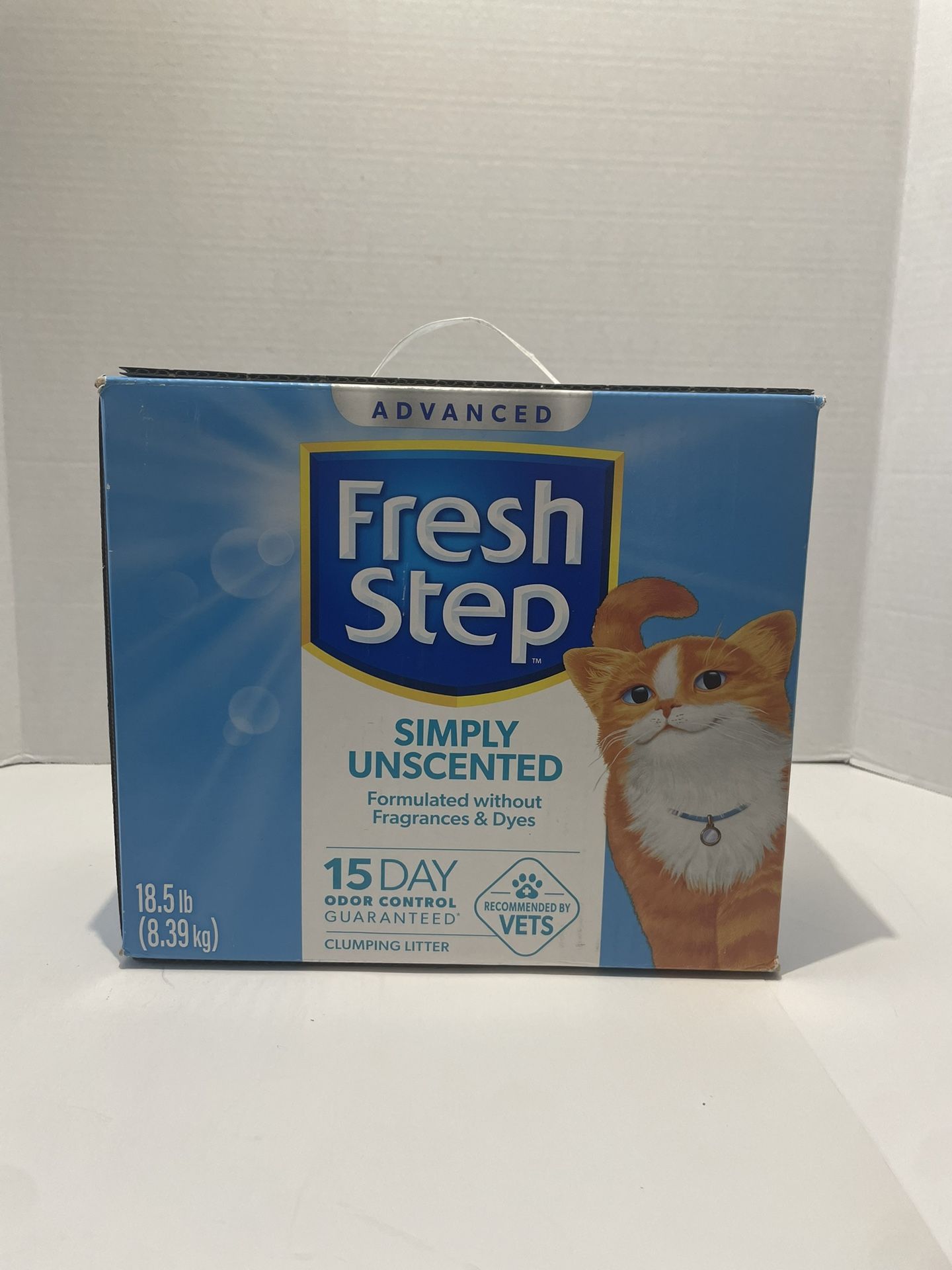 Fresh Step Advanced Simply Unscented Clumping Litter, Fresh Step Unscented Cat L