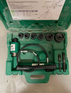 Greenlee 1/2" through 2" Hydraulic Knock Out Kit