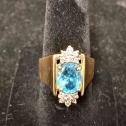 14k Gold Diamond Ring