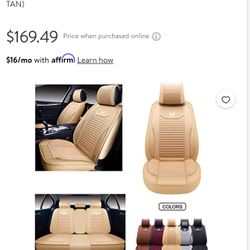 Tan Seat Covers