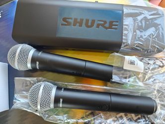 Shure wireless microphones