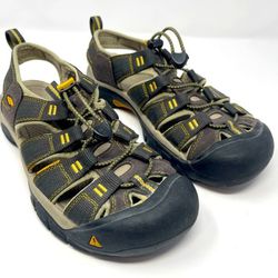 Keen Men's Newport H2 Water Sandal HikingShoe Raven Aluminum Colors Size 9
