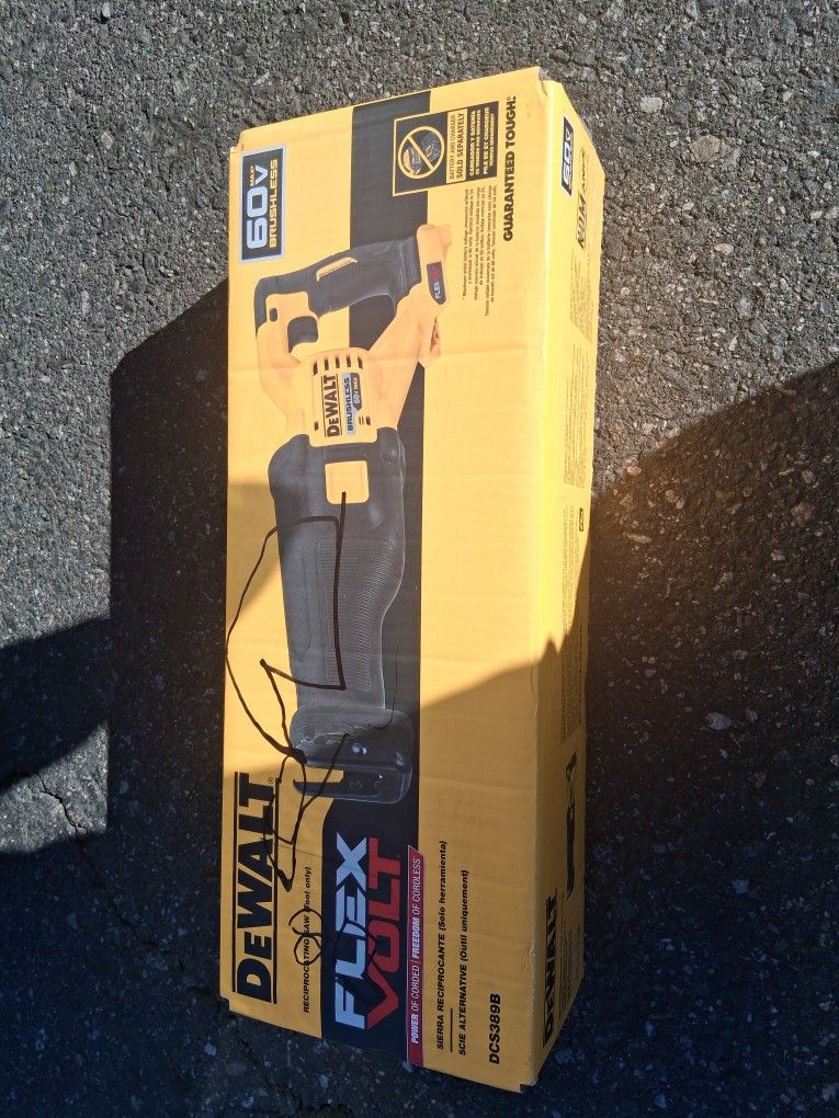 DEWALT 60 V SAWZALL *new box Sealed*