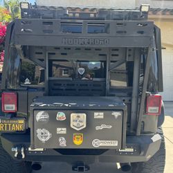Custom Roof Rack And Rear Rack