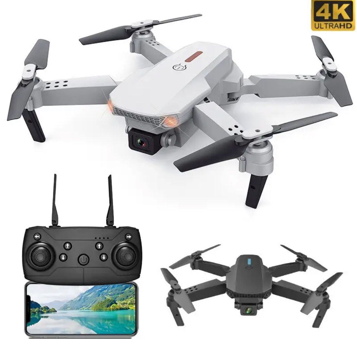 New Quadcopter E88 Pro WIFI FPV Drone With Wide Angle H