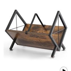 Vinyl Record Storage Rack, 80-100 LP Vinyl Record Holder|Stand|Display, Deep, Muted Tones