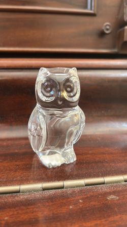 Princess House Glass Owl Figurine