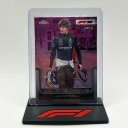 2025 Topps F1 Chrome Kimi Antonelli (RC) Pink  /250