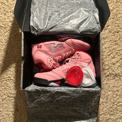 Awake NY x Air Jordan 5 Retro 'Boro - Arctic Pink'