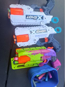 Nerf guns lot