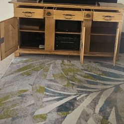 Solid Spalted Maple Wood Buffet 78x20x38