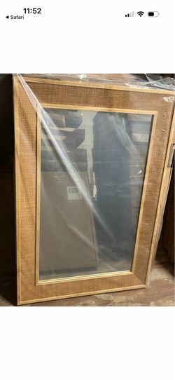 New Woven Wall Mirror 24” x 35”