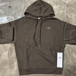NEW Alo Yoga Espresso Hoodie (Size: XS, S, M, XL) Unisex Pullover 100% Authentic✅