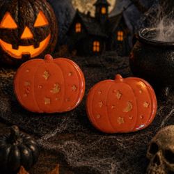 Pumpkin Handmade Polymer Clay Earrings