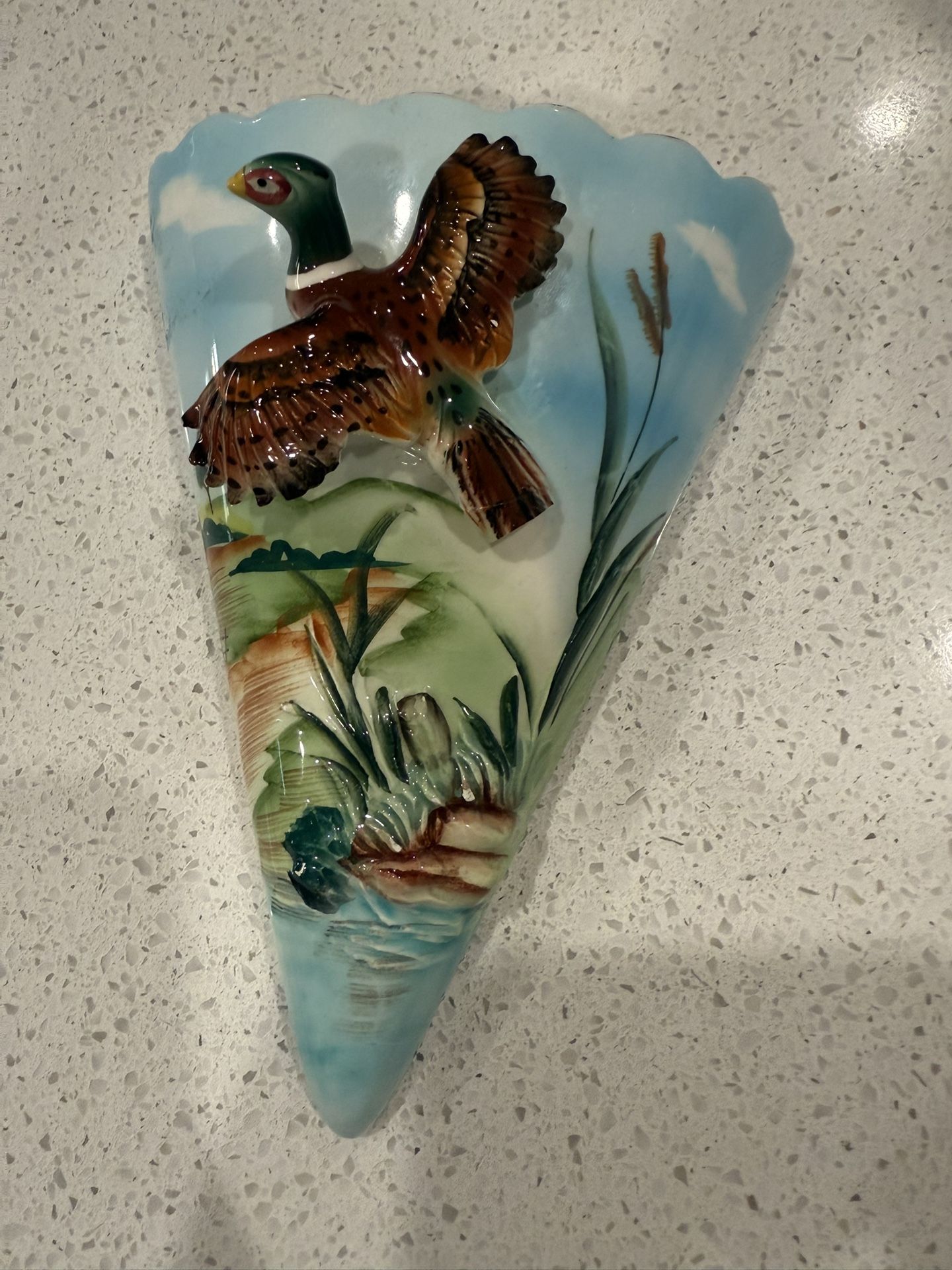 Holt And Howard 1958 Pheasant Wall Pocket