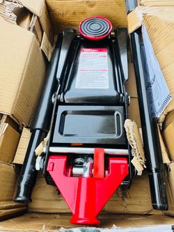 Hyper Tough 3 Ton Dual Pump Floor Jack for Cars, Trucks, and SUVs