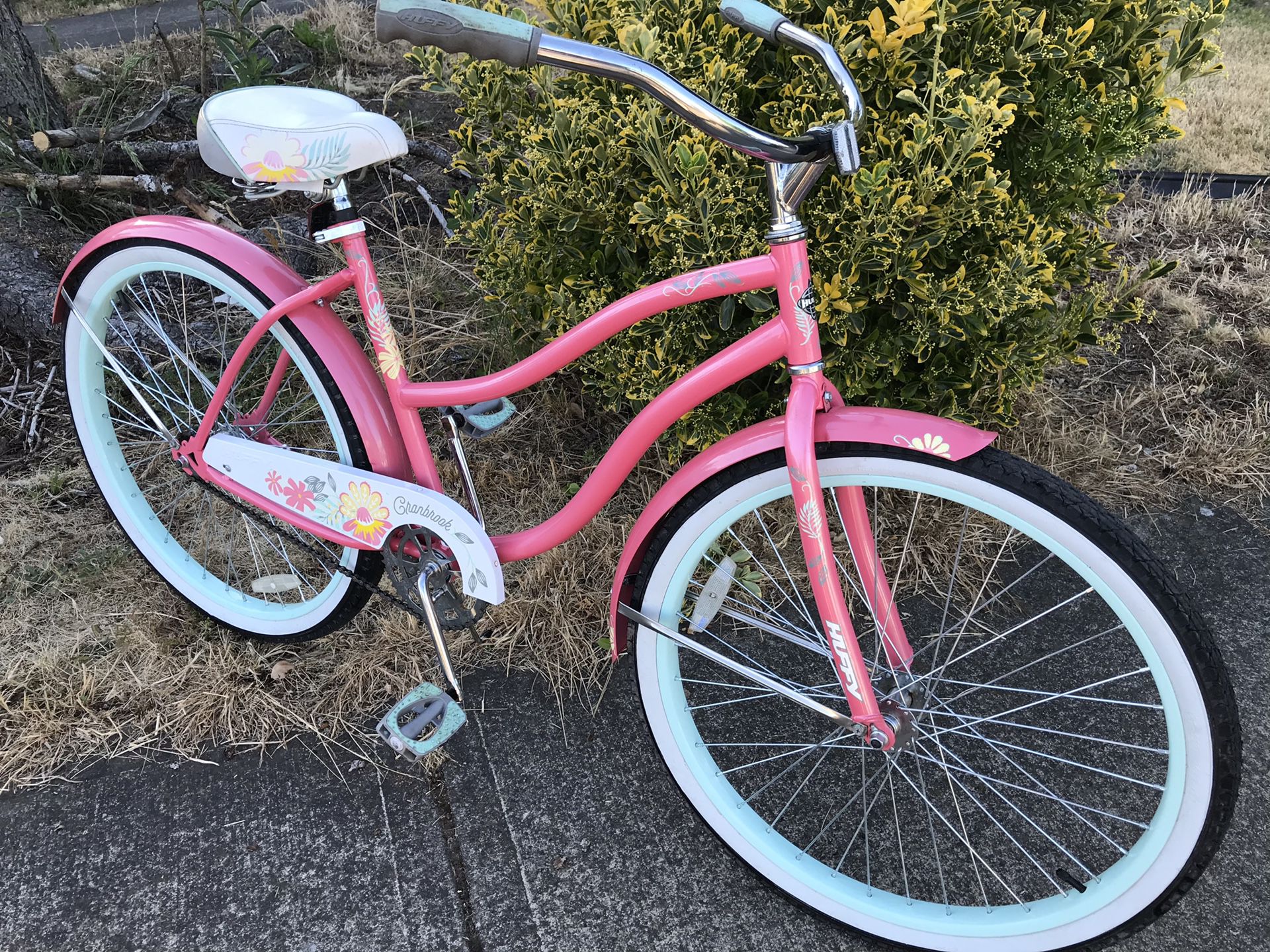 Ladies 26” beach cruiser bike CUTE!