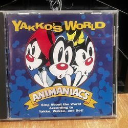 Animaniacs Yakko's World (Warner Bros.) Rhino (1994) Educational LIKE NEW