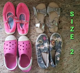 Size 2 Girls Shoes