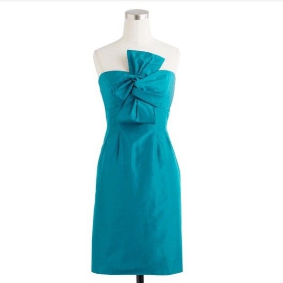 J. Crew bow cocktail party dress Women's Size 4 P S Small M Medium