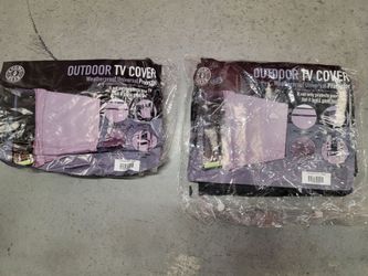 $25 for both, Lot of (2) Universal Waterproof Outdoor TV covers
