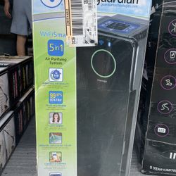 GermGuardian - 22" Wifi Smart 4-in-1 True HEPA Air Purifier with SmartAQM™ - Black. Brand New 