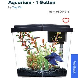 Top Fin® Diamond Aquarium - Fish tank - 1 Gallon
