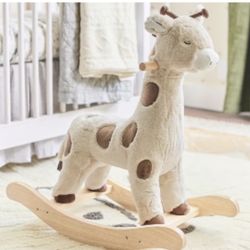 Pottery Barn Kids Plush Animal Rocker, Giraffe