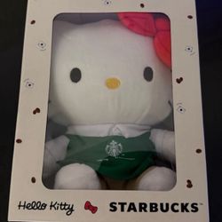 Hello Kitty Starbucks Plushie 