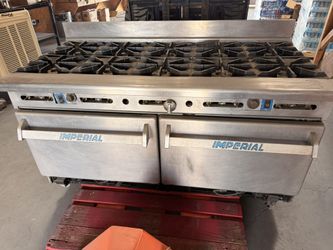 10 Burner Imperial Gas Stove