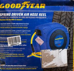 Goodyear Air Hose 65ft 3/8 Spring Driven Aire Hose Reel