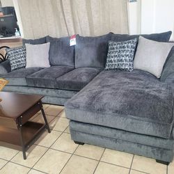 Personalized Grey Sectional 