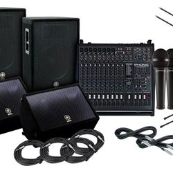 Yamaha A15 Phonic 1860 PA/Monitor Package