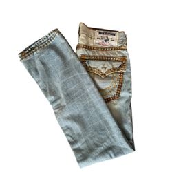 RARE “DIAMOND GHOST WASH” vintage true religion jeans