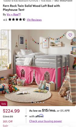 Princes loft bed