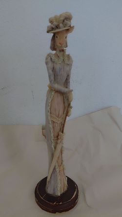 Rabbit Lady Figurine