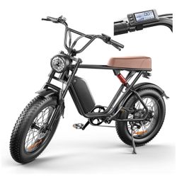 Title Ronson Adult Electric Bike, 1000W Electric Bike 35MPH, 12-Speed 20" x4.0 Electric Bike Fat Tire, Ele