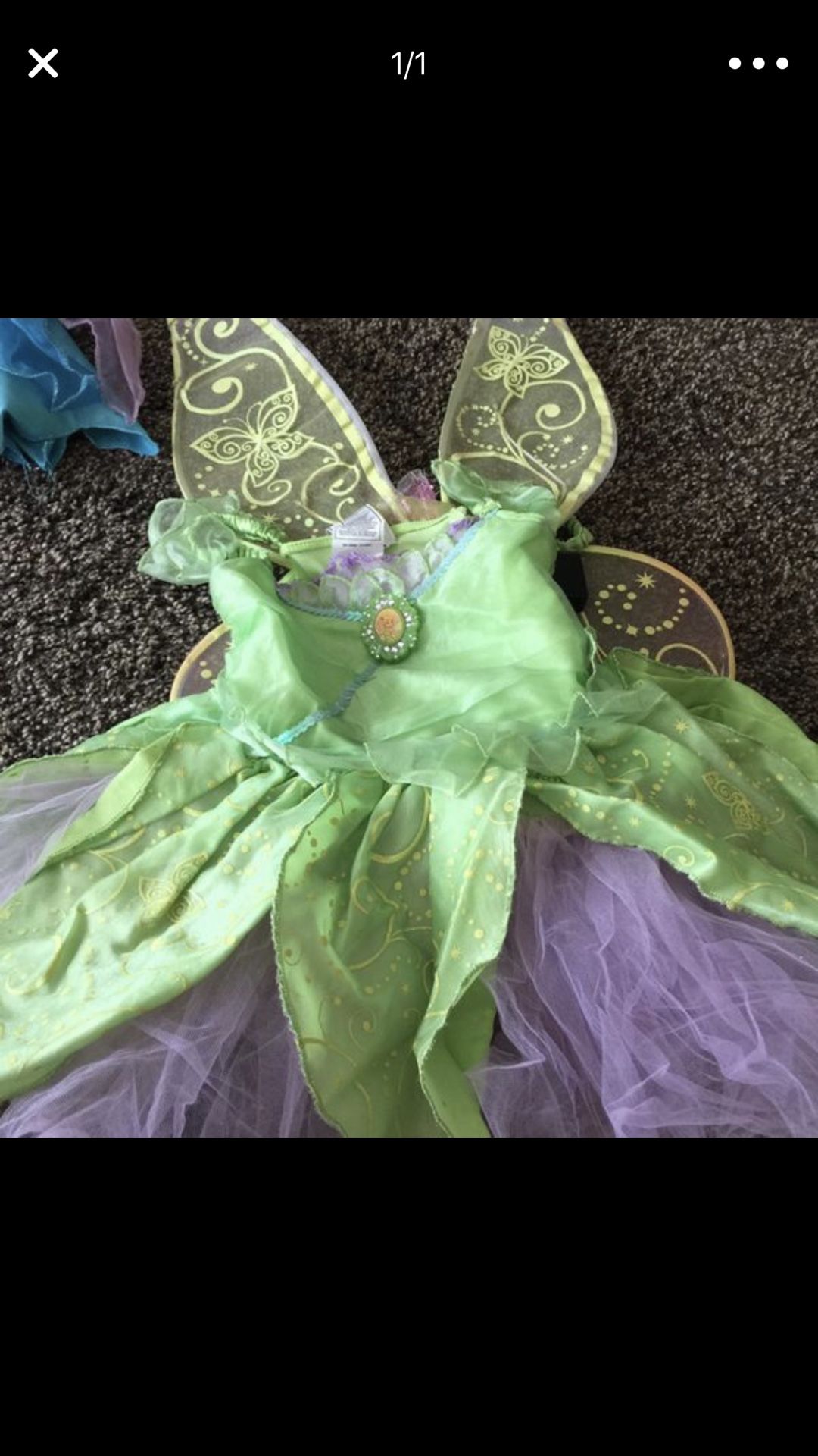 Disney Store tinkerbell costume sz4