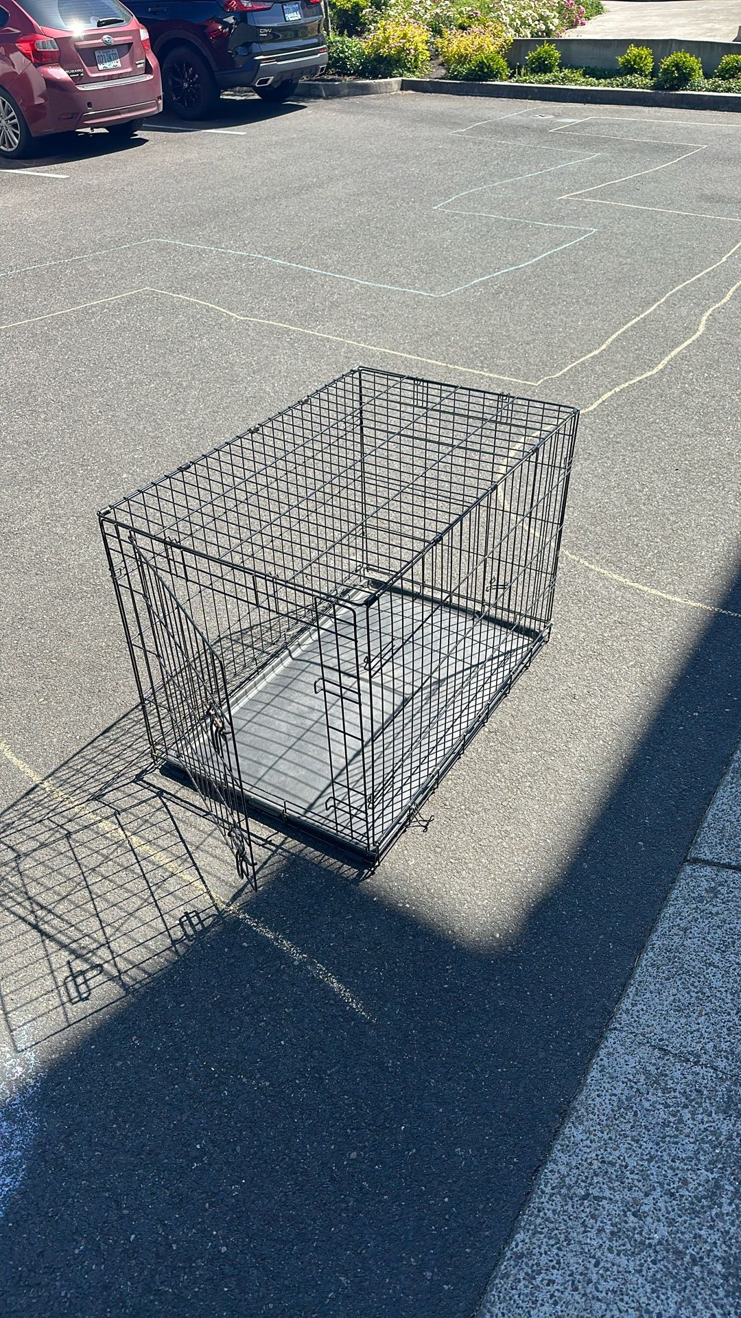 Large Collapsible Wire Dog Crate