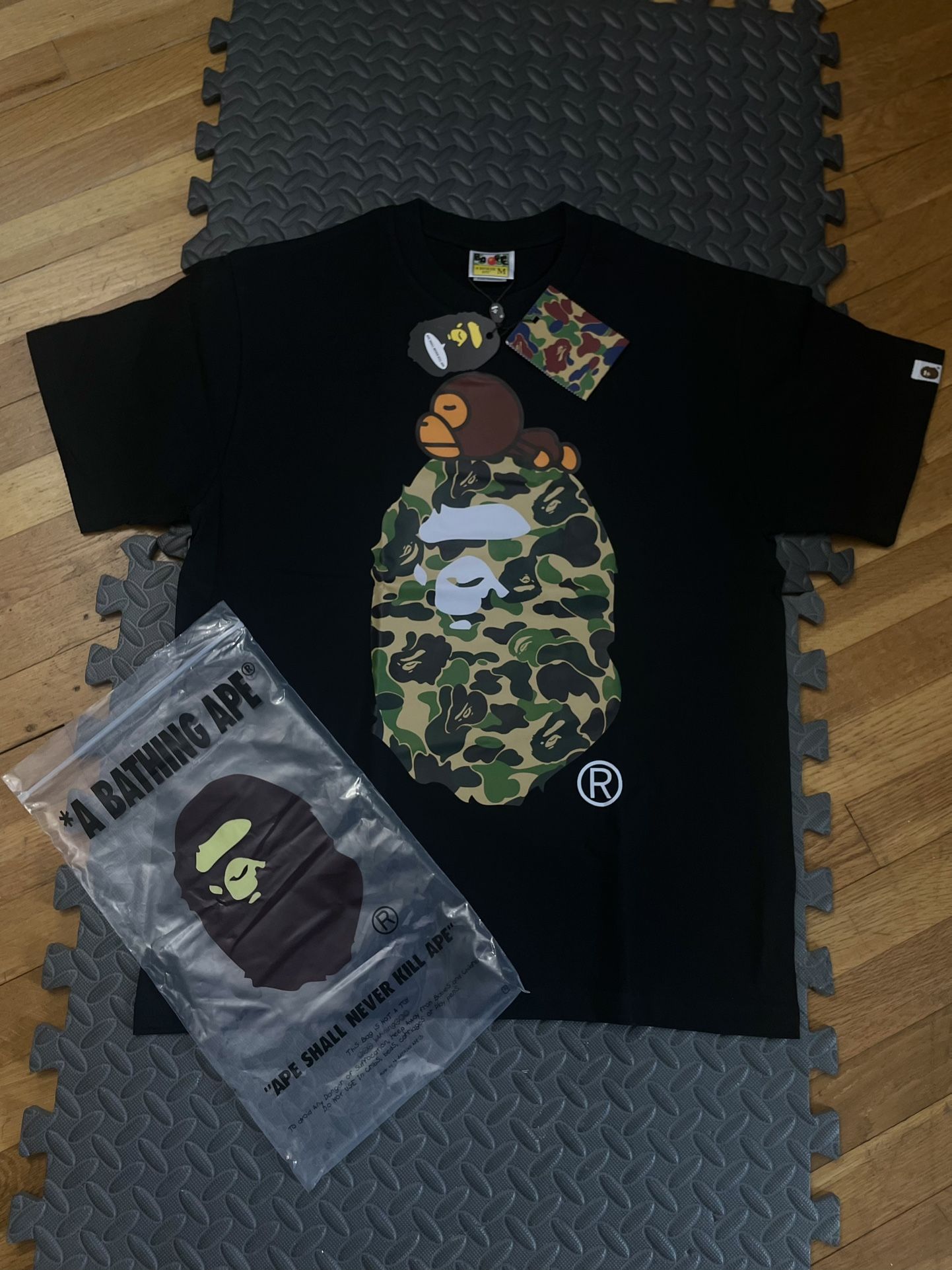 Bape Baby Milo Camo T Shirt