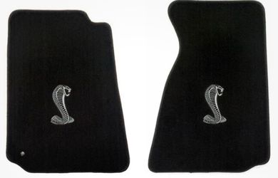 Front Mustang Cobra Floor Mats, only need a good vacuuming, $85 FIRM, this is 1/2 price of new ones.